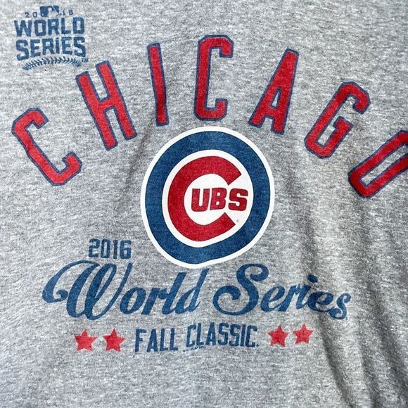 GIII 4 Her Chicago Cubs 2016 World Series L/S M - Picture 2 of 5